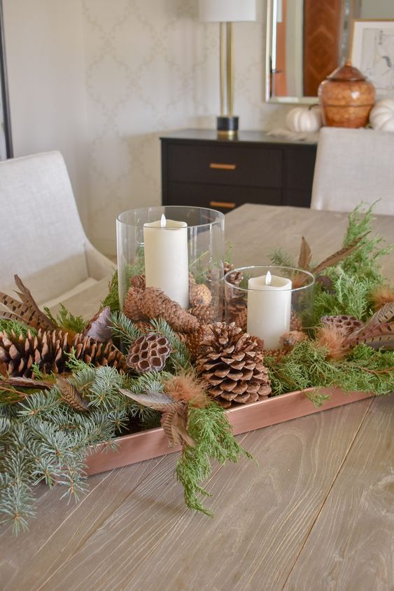 How to use pinecones for Christmas decorations?