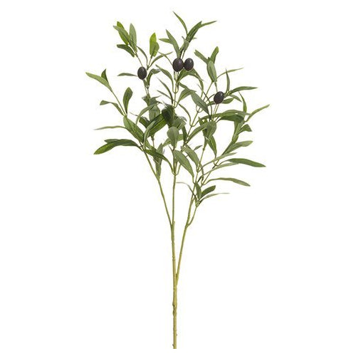 28" Olive Spray Green Burgundy (12 stems)