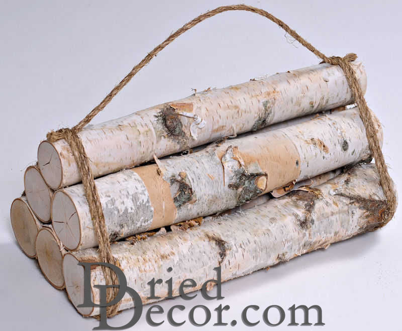 White Birch Firewood Bundle - 6 Logs