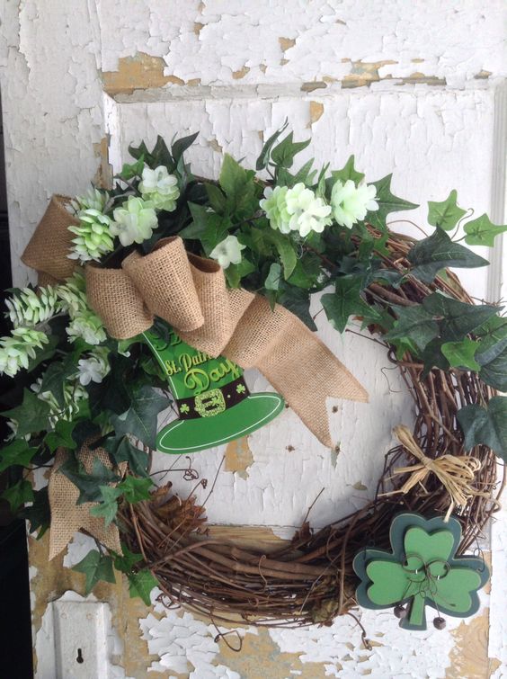 St Patrick's Day Wreath