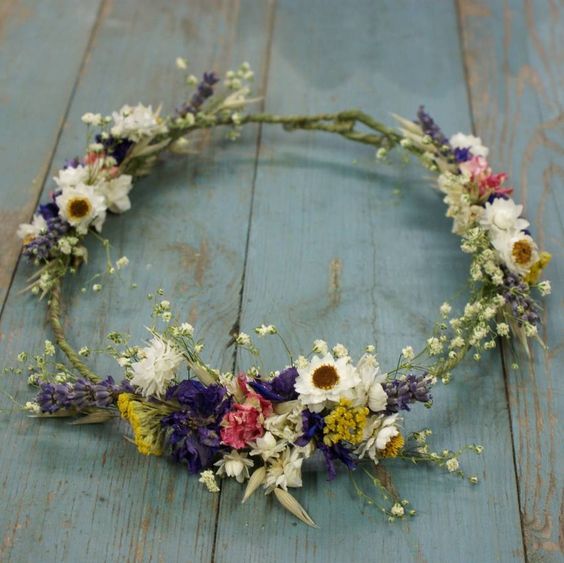 Dried Floral Crown