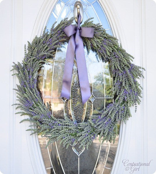 DIY Lavender Wreath