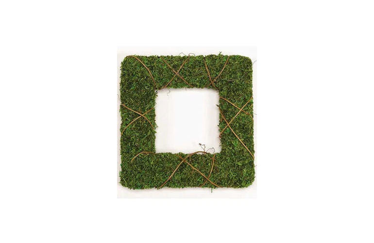 Square Dried Moss Wreaths Set