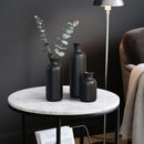 Resin 3 Piece Vase Set, Farmhouse Decor, Home Decorative Vase, Vases for Your Kitchen, Bedroom, Office, Living Room, Bathroom, & Shelf Centerpiece Table Decorations, Black