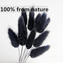115 PCS Black Bunny Tail Bouquet, Boho Table Decor, Black Bunny Tails Dried Flowers, Dried Pampas Grass for Weddings, Home Decor, Rustic Parties, and Baby Shower Decorations