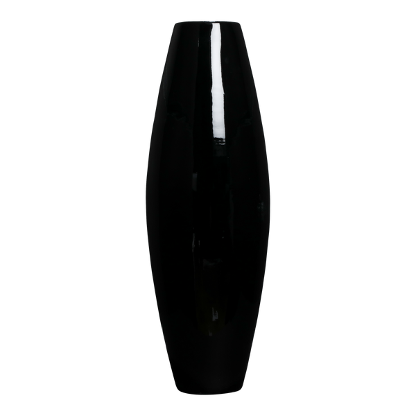 Black Cylinder Vase