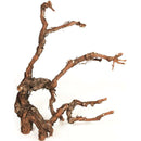 Dried natural grapewood branches with textured bark, wholesale bulk decorative branches.