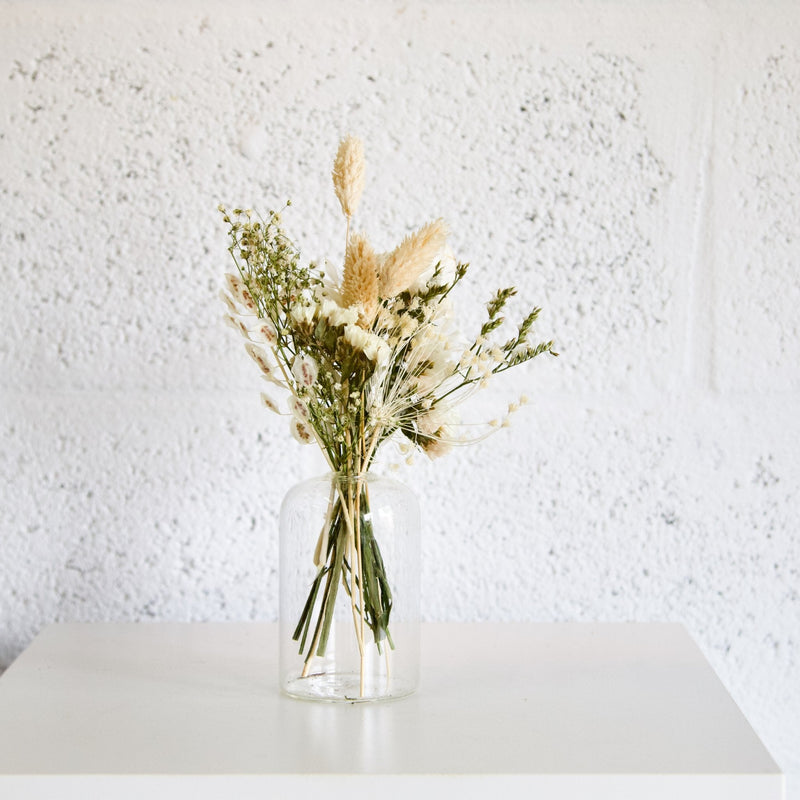 Dried Flower Bud Vase Arrangement