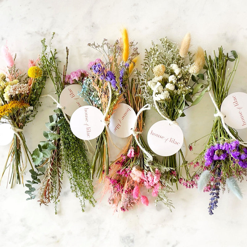 Neutral Small Dried Flower Bundles