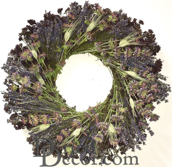 Dried Lavender Medley Wreath | 22"