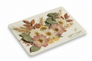Gift card with floral design on a white background