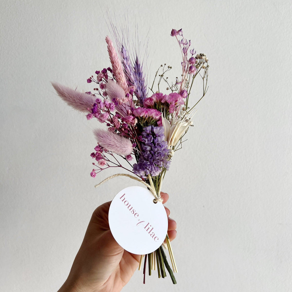 dried flower lavender purple lavender blue small dried flower bundles