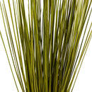 Bundle of natural dried basil whip grass stems in green hues for wholesale bulk use.