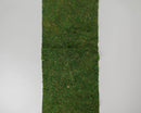 Green dried moss table runner with natural texture, bulk wholesale pack of six bags.
