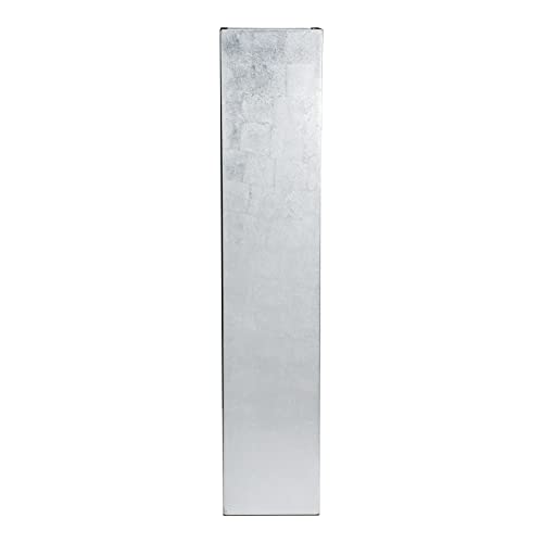 Rectangle Tall Floor Vase - Solid Silver