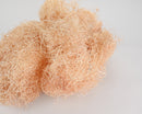 Natural light brown dried wood excelsior fibers in bulk, ideal for wholesale dried floral supplies.