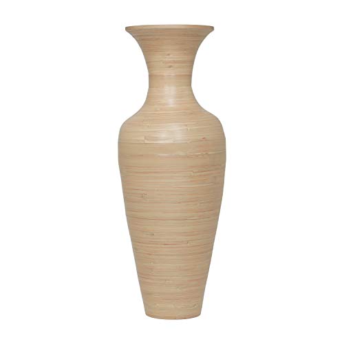 Classic Bamboo Floor Vase | Natural