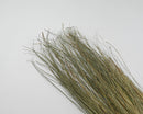 Bulk natural dried meadow grass bunches with slender stems in a neutral tone.