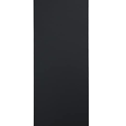 Rectangle Tall Floor Vase | Solid Black