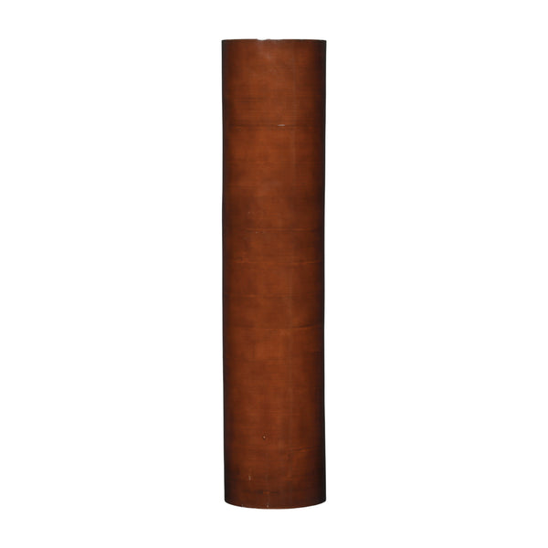20" Bamboo Cylinder Floor Vase | Brown