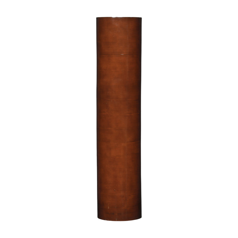 20" Bamboo Cylinder Floor Vase | Brown