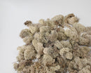 Bulk wholesale dried natural reindeer moss in a natural beige color, preserved for decor.