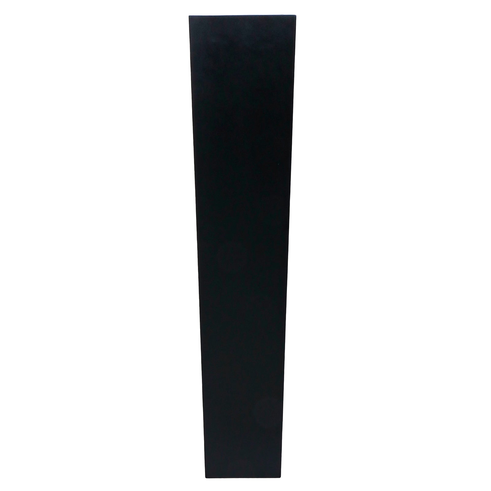 Tapered Wood Floor Vase Solid Black