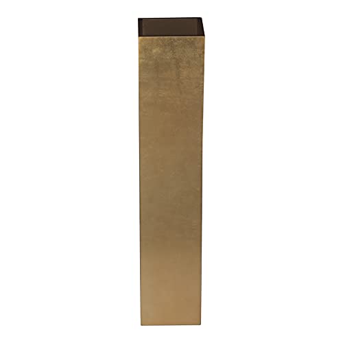 Rectangle Tall Floor Vase - Solid Gold