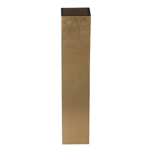 Rectangle Wood Floor Vase | Solid Colors Available