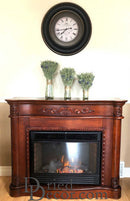 Bulk dried Echinops oats bouquet in light green and blue, natural decorative wheat bunches.