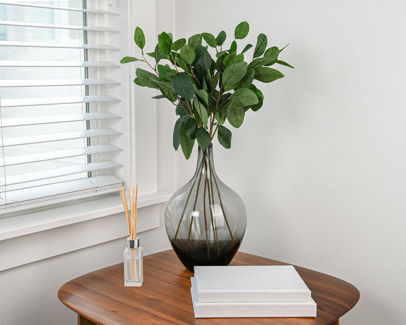 18" Eucalyptus Leaf Spray | 12 Stems | Green
