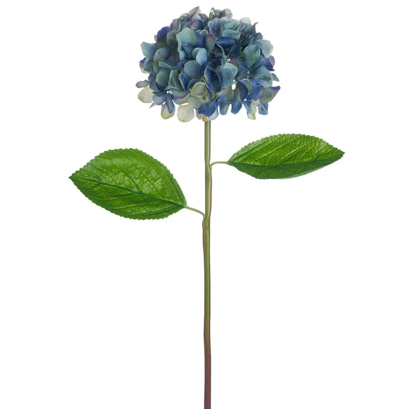 21.5" Real Touch Hydrangea Spray Two Tone Blue (12 stems)