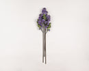 Three 25-inch lilac sprays with natural dried lavender stems in bulk arrangement.