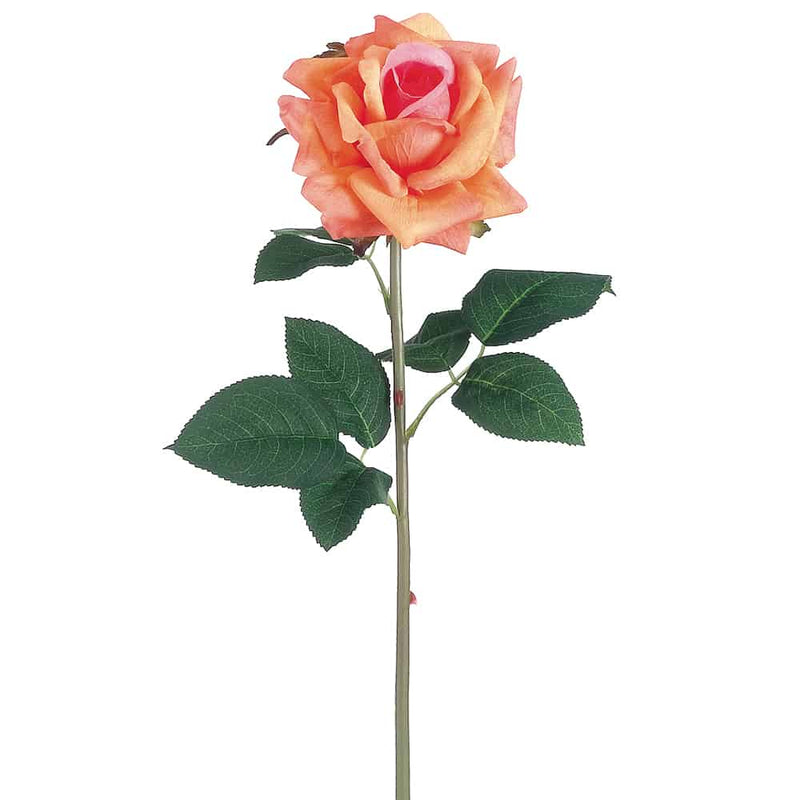 20.5 Real Touch Rose Spray | 12 Stems | Peach