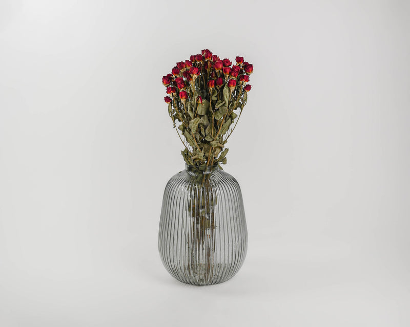 Mini Dried Rose Bouquet | 12 Bunches | Red