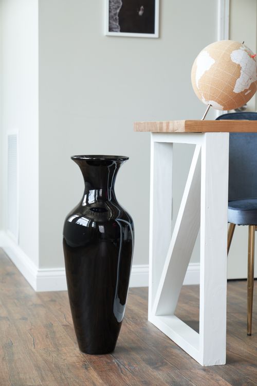 Classic Floor Vase | Black