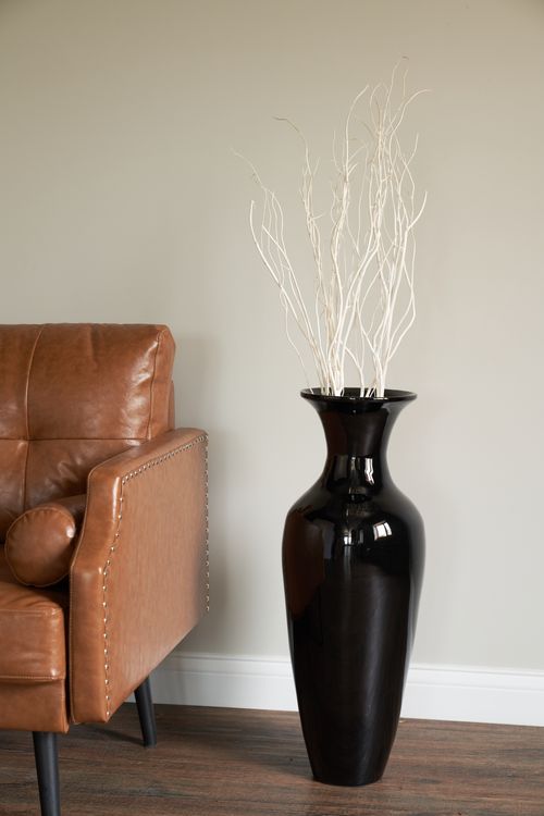 Classic Floor Vase - Black