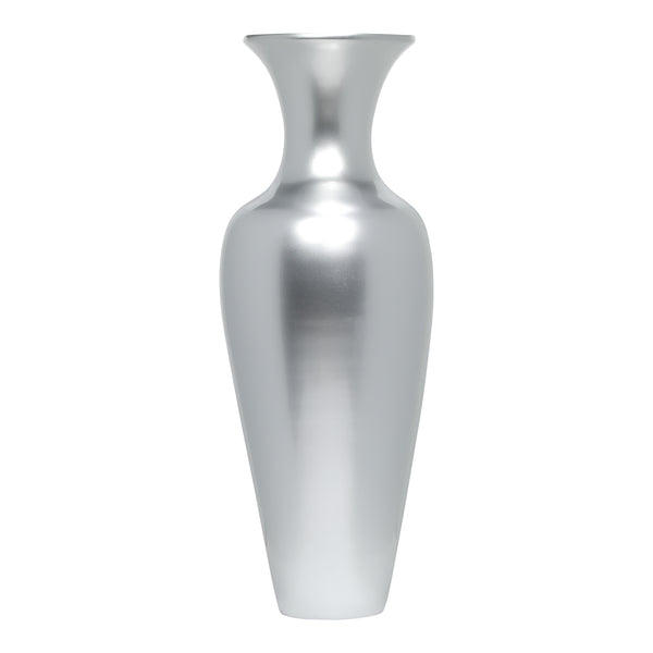 Classic Bamboo Floor Vase | Silver