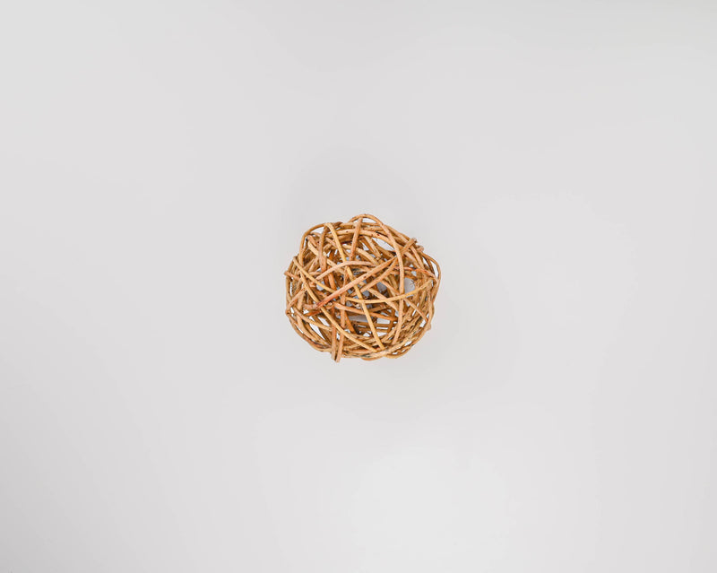 Curly Willow Decorative Balls | Natural Tan