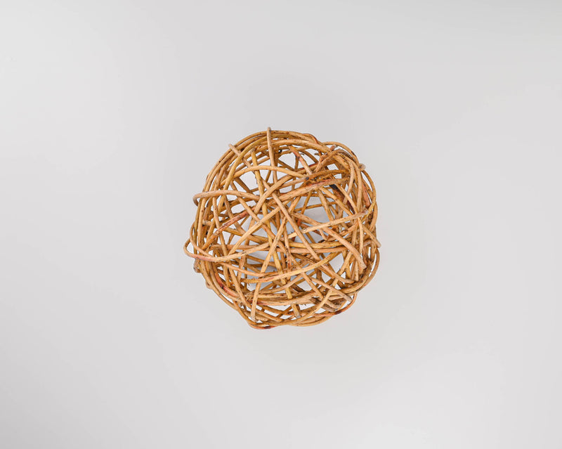 Curly Willow Decorative Balls | Natural Tan