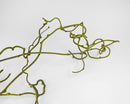 Natural dried green kiwi vine branch with curly twisted stems in bulk wholesale quantity.