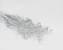 Silver curly Ting Ting dried decorative branches bundle for wholesale and bulk arrangements.