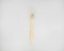 Bundle of bleached dried wheat stalks with natural creamy tones, ideal for wholesale bulk decor.