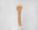 Natural dried wheat bundle with long stems, bulk wholesale decorative wheat in light tan.