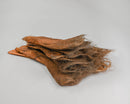 Bundle of natural dried palm nets with coarse texture, ideal for wholesale bulk floral supplies.