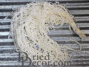 Bleached hanging amaranthus dried natural flower bunch on corrugated surface wholesale bulk.
