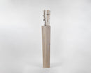 Natural dried white birch poles with bark in a tall wooden vase, wholesale bulk decorative branches.